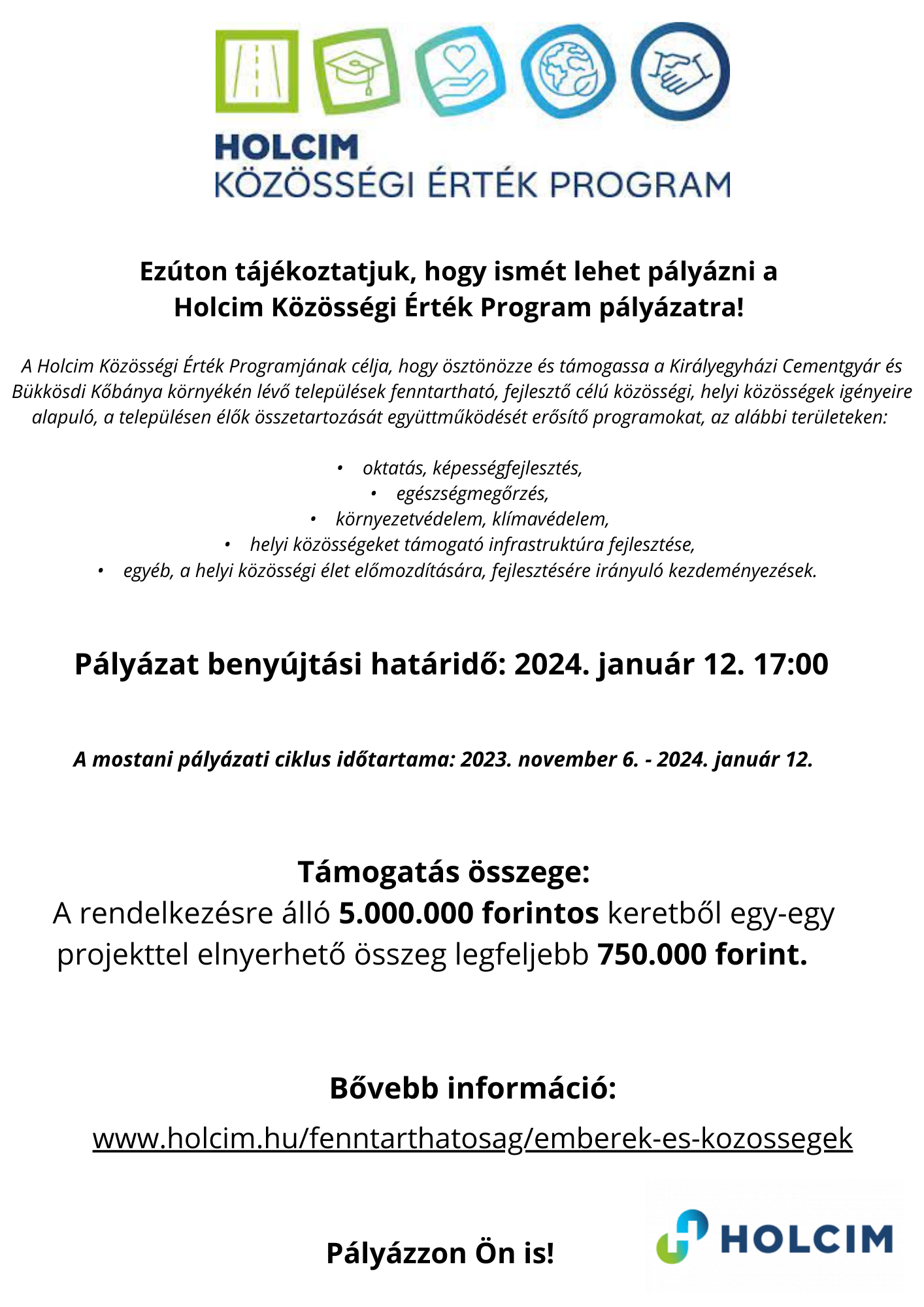 KÖZÖSSÉGI ÉRTÉK PROGRAM